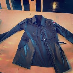 Custom One of 1 Rain Jacket Hand Stitched